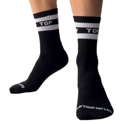Barcode Berlin Chaussettes Fetish Top Noires